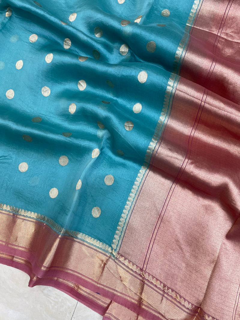 Pure Kora Handloom Banarasi Saree - The Handlooms