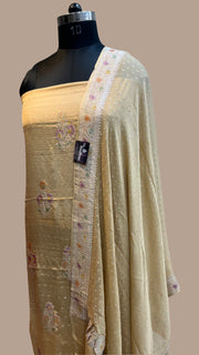 Khaddi Georgette Banarasi Dress material - The Handlooms