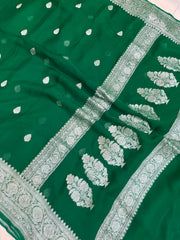 Pure Georgette Banarasi Saree - The Handlooms