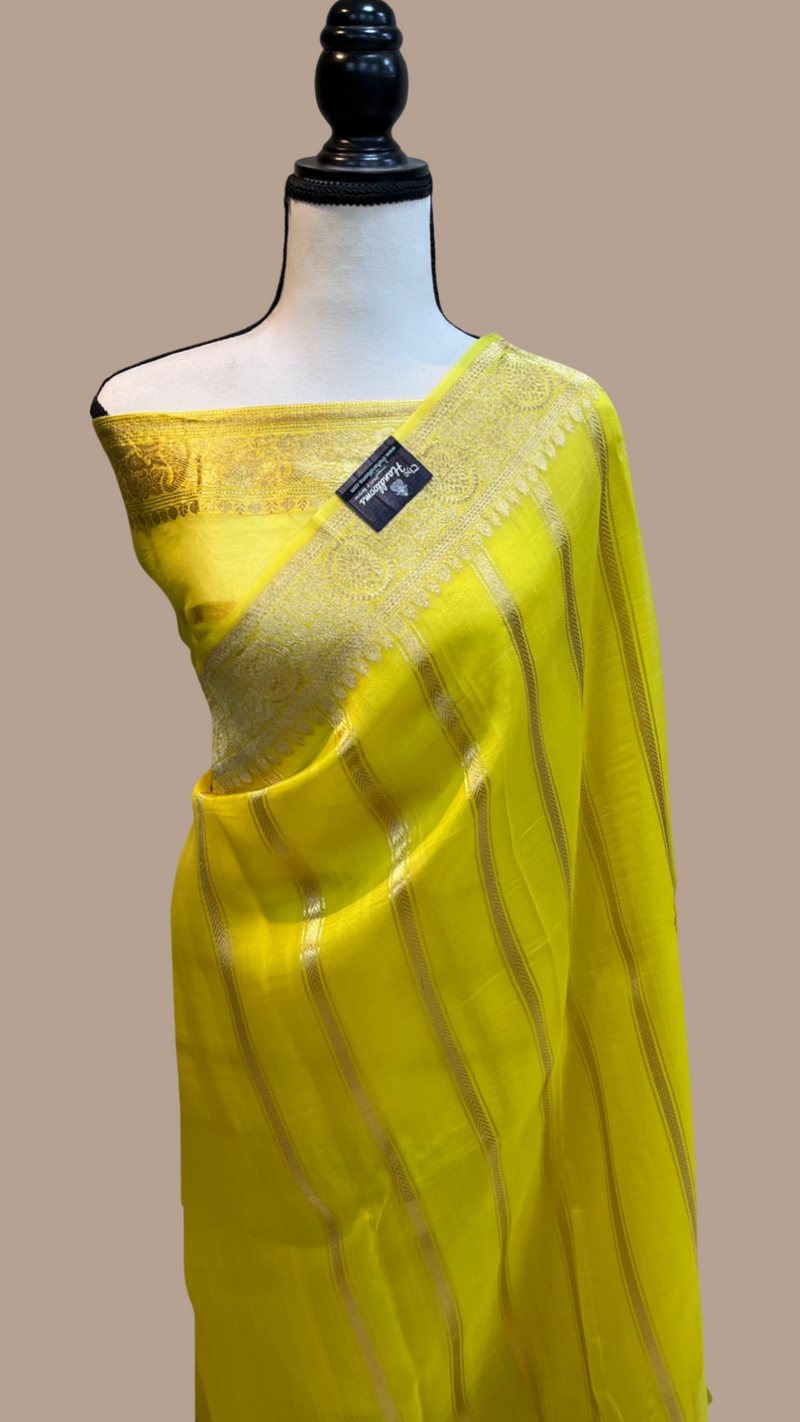 Pure Kora Handloom Banarasi Saree - The Handlooms