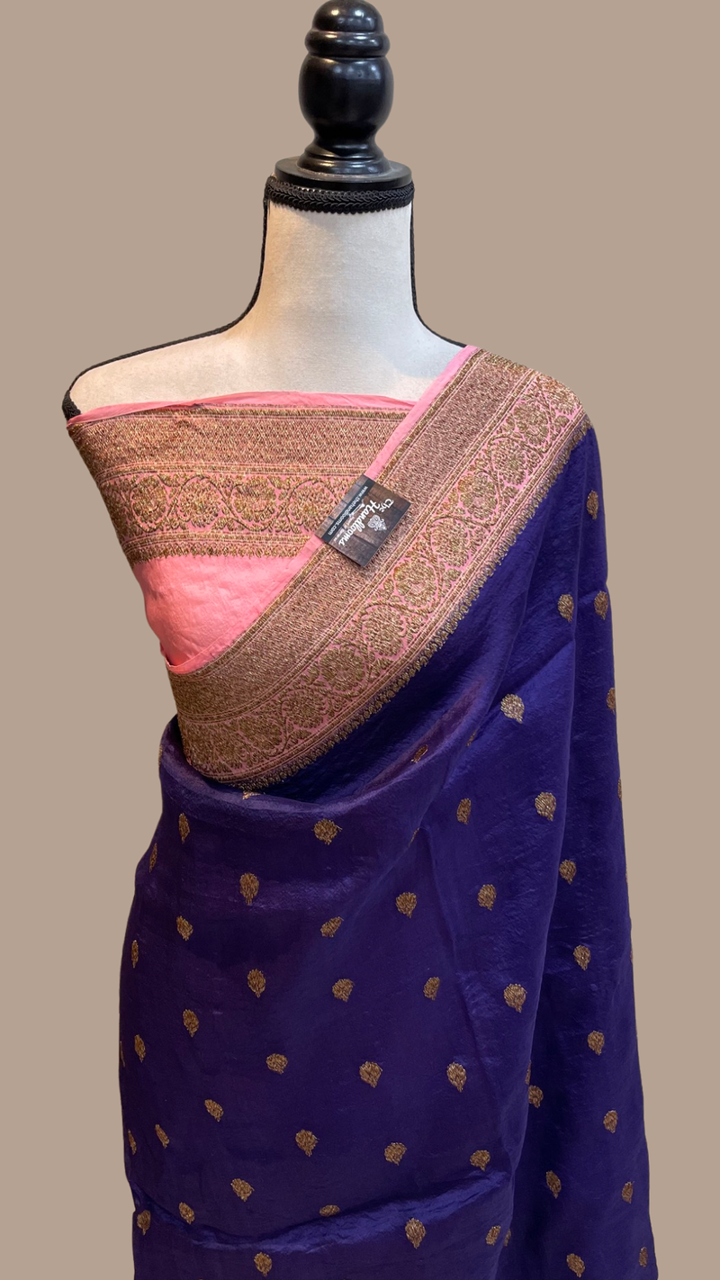 Pure Kora Handloom Banarasi Saree - The Handlooms
