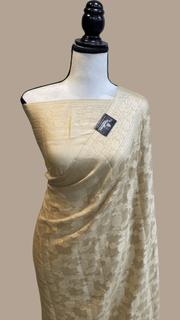 Pure Chiffon Khaddi Banarasi Saree - The Handlooms