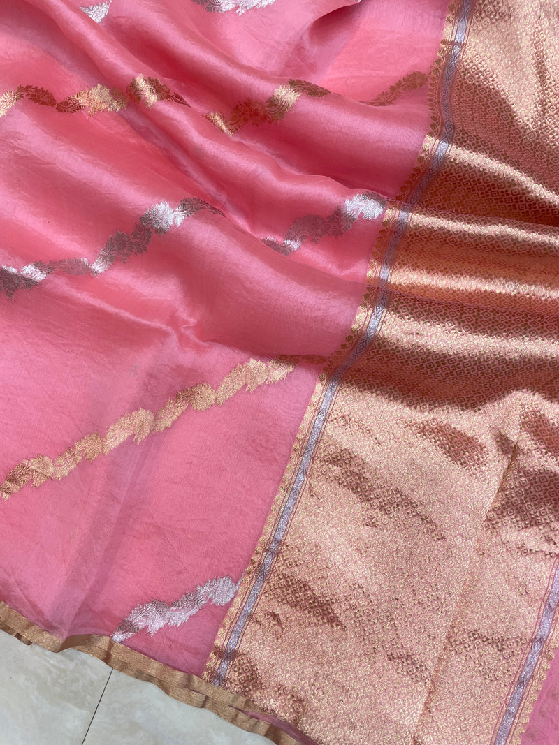 Pure Kora Handloom Banarasi Saree - The Handlooms