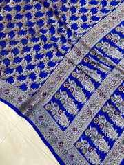 Pure Chiffon Khaddi Banarasi Saree - The Handlooms