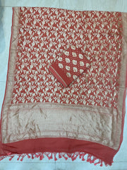 Khaddi Georgette Banarasi Dress material - The Handlooms