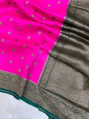 Pure Kora Handloom Banarasi Saree - The Handlooms