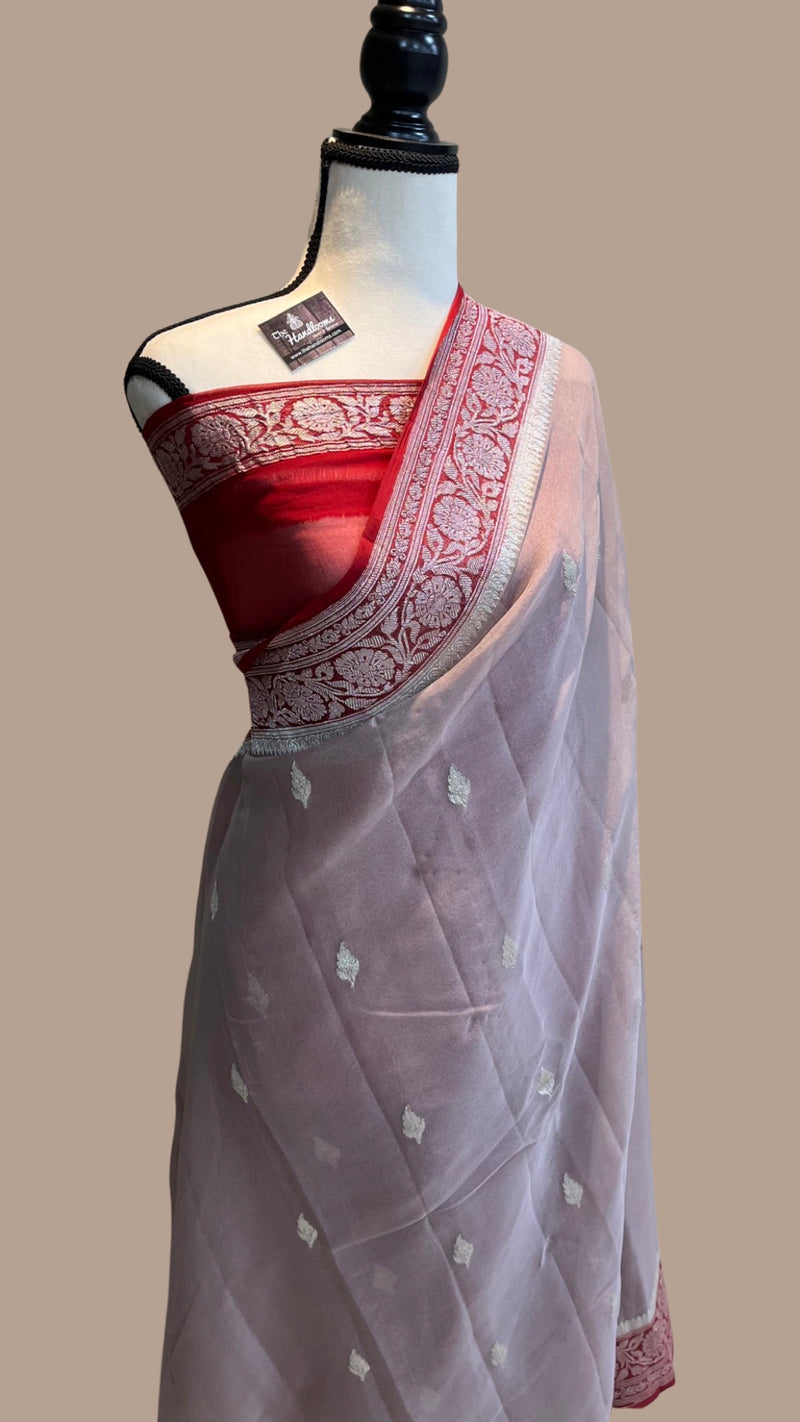 Pure Georgette Banarasi Saree - The Handlooms