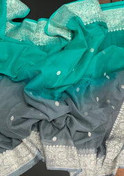 Pure Georgette Banarasi Saree - The Handlooms