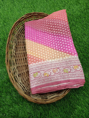 Pure Khaddi Georgette Banarasi Saree - The Handlooms