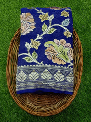 Khaddi Georgette Banarasi Saree - water zari - The Handlooms