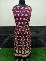 Khaddi Georgette Banarasi Dress material - The Handlooms