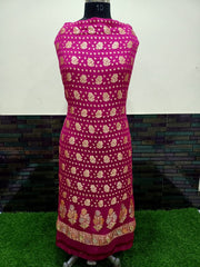 Khaddi Georgette Banarasi Dress material - The Handlooms