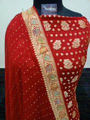 Khaddi Georgette Banarasi Dress material - The Handlooms