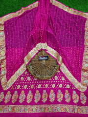 Khaddi Georgette Banarasi Dress material - The Handlooms