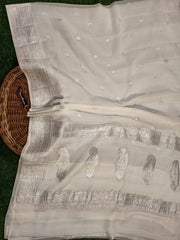 Pure Georgette Banarasi Saree - The Handlooms