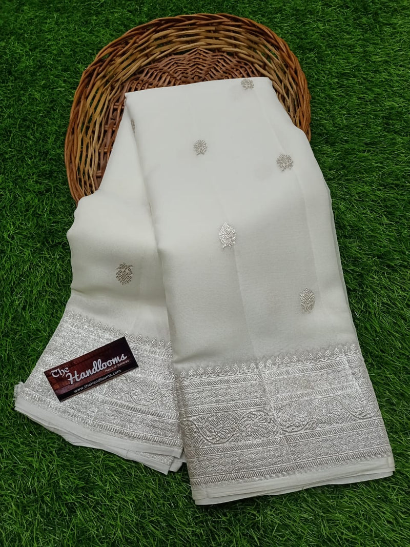 Pure Georgette Banarasi Saree - The Handlooms
