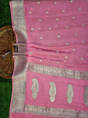 Pure Georgette Banarasi Saree - The Handlooms