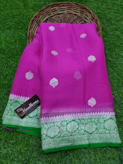 Pure Georgette Banarasi Saree - The Handlooms