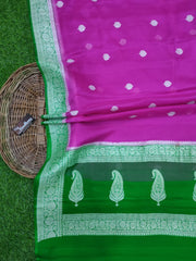 Pure Georgette Banarasi Saree - The Handlooms