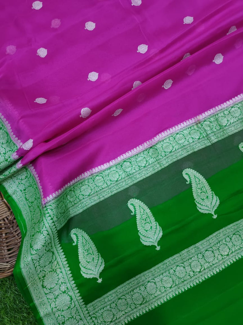 Pure Georgette Banarasi Saree - The Handlooms