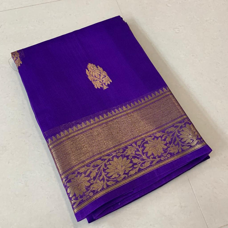 Pure Kora Handloom Banarasi Saree - The Handlooms