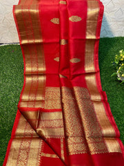 Pure Kora Handloom Banarasi Saree - The Handlooms