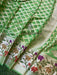 Parrot Green Pure Chiffon Khaddi Banarasi Saree - The Handlooms