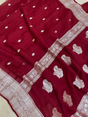 Pure Georgette Banarasi Saree - The Handlooms
