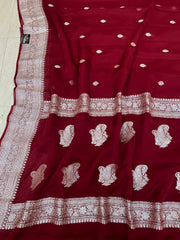 Pure Georgette Banarasi Saree - The Handlooms