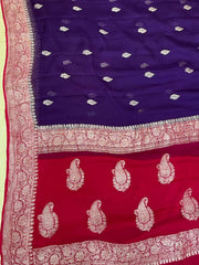 Pure Georgette Banarasi Saree - The Handlooms
