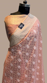 Pure Cotton Banarasi Brocade Handloom Saree - The Handlooms
