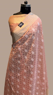 Pure Cotton Banarasi Brocade Handloom Saree - The Handlooms