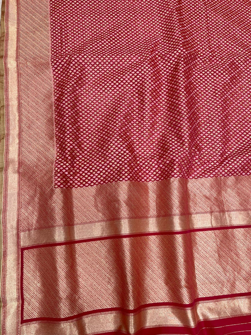 Pure Cotton Banarasi Brocade Handloom Saree - The Handlooms