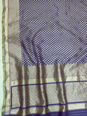 Pure Cotton Banarasi Brocade Handloom Saree - The Handlooms