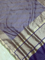 Pure Cotton Banarasi Brocade Handloom Saree - The Handlooms