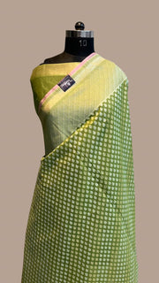 Pure Cotton Banarasi Brocade Handloom Saree - The Handlooms