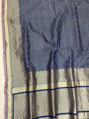 Pure Cotton Banarasi Brocade Handloom Saree - The Handlooms