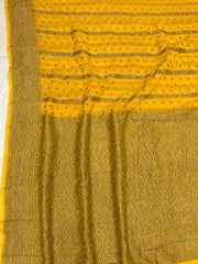 Khaddi Georgette Banarasi Saree -  Antique zari - The Handlooms