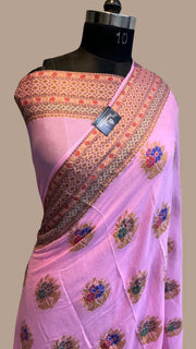 Pure Chiffon Khaddi Banarasi Saree - The Handlooms