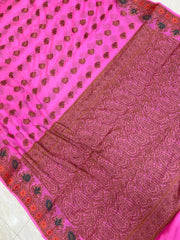 Pure Chiffon Khaddi Banarasi Saree - The Handlooms