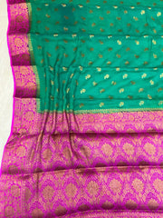 Pure Chiffon Khaddi Banarasi Saree - The Handlooms