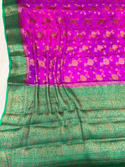 Pure Chiffon Khaddi Banarasi Saree - The Handlooms