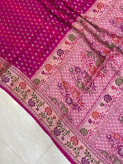 Pure Chiffon Khaddi Banarasi Saree - The Handlooms