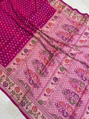 Pure Chiffon Khaddi Banarasi Saree - The Handlooms