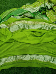 Khaddi Georgette Handloom Banarasi Saree - The Handlooms