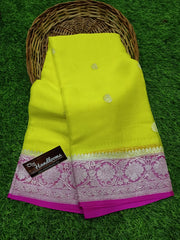Pure Georgette Banarasi Saree - The Handlooms