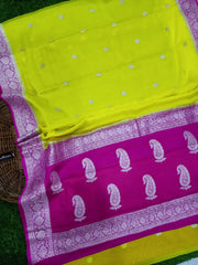 Pure Georgette Banarasi Saree - The Handlooms