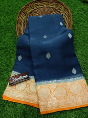 Pure Georgette Banarasi Saree - The Handlooms