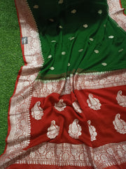 Pure Georgette Banarasi Saree - The Handlooms