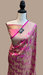Pure Katans Silk Tanchui Handloom Banarasi Saree - All over jaal work - The Handlooms